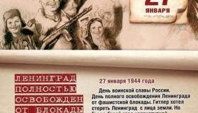 27 января - Без срока давности: Ленинград – непокоренный город